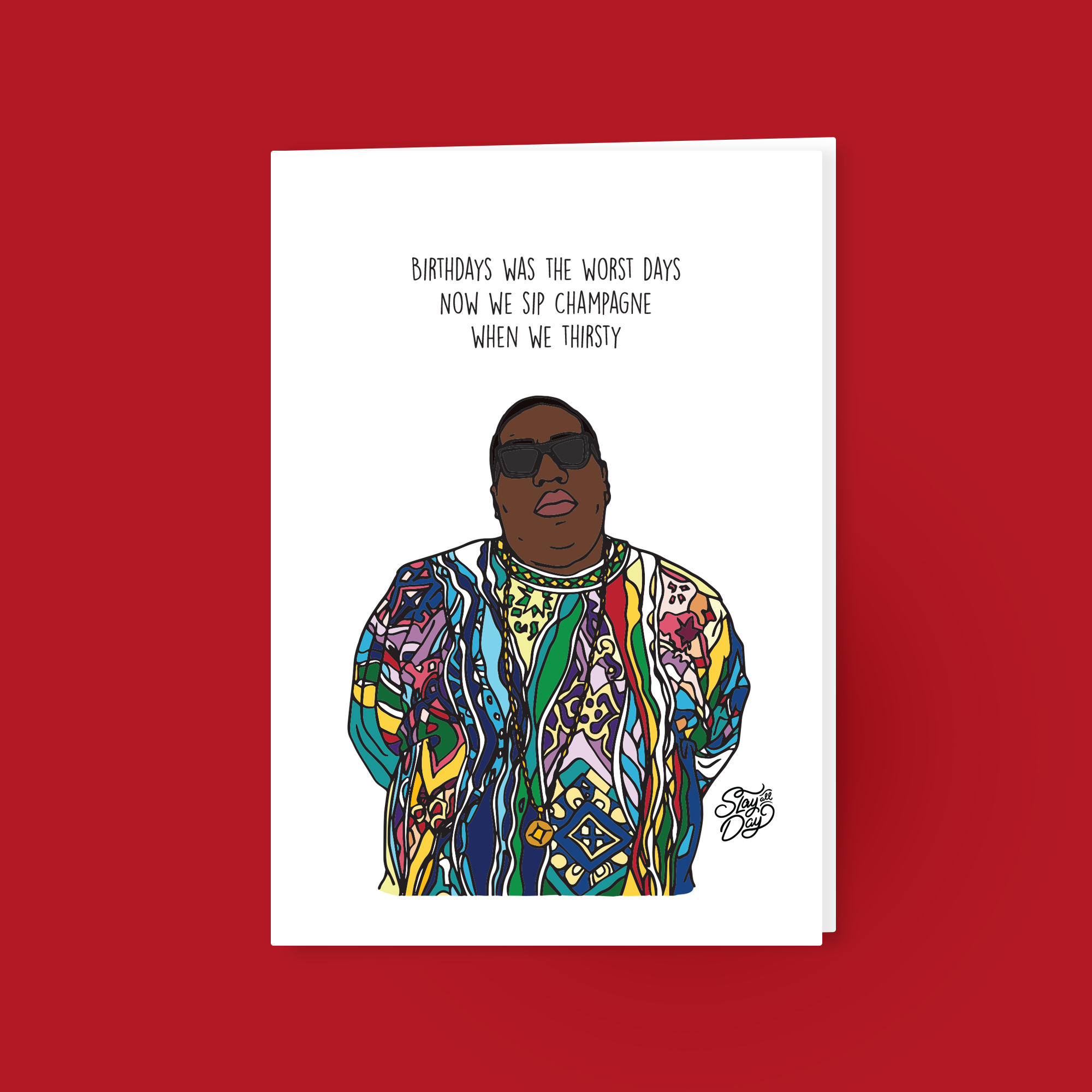 Notorious B.I.G. - postcard