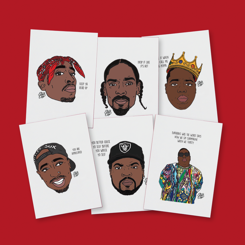 Hip-hop OG postcard pack