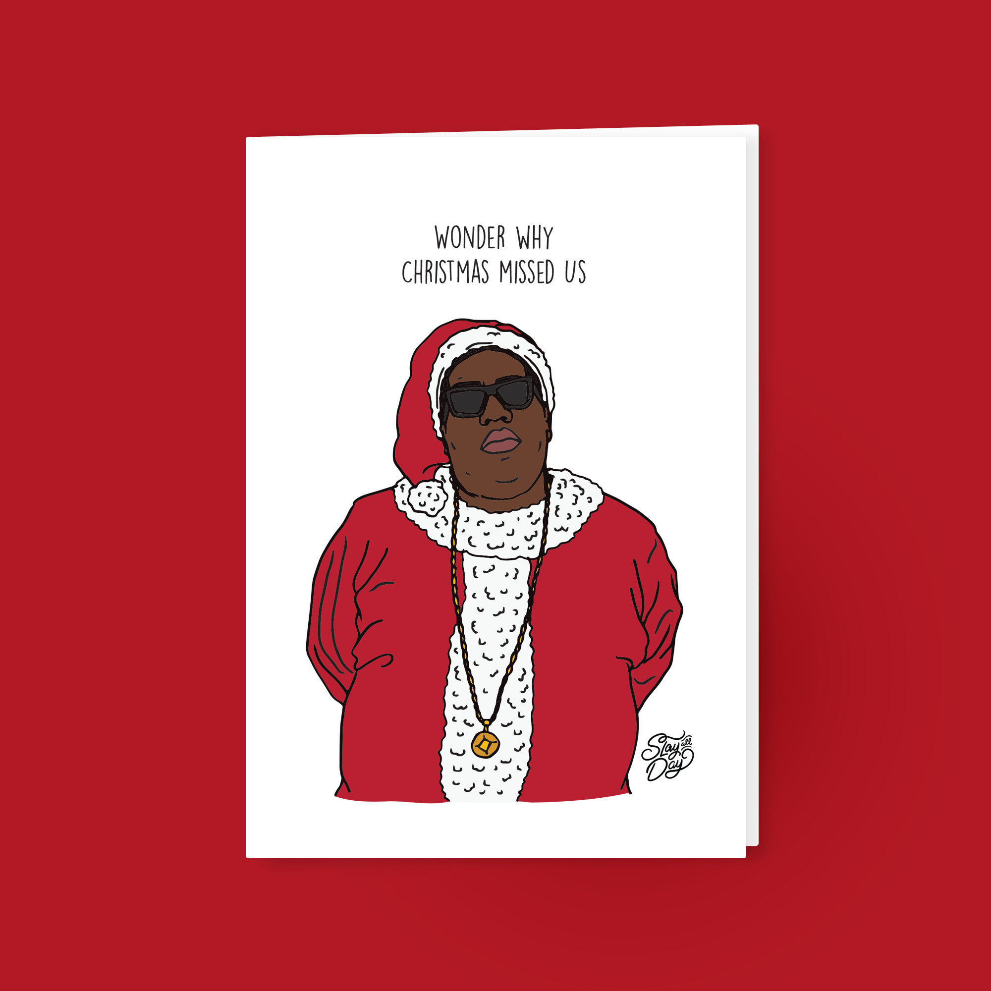 Biggie - Christmas Postcard