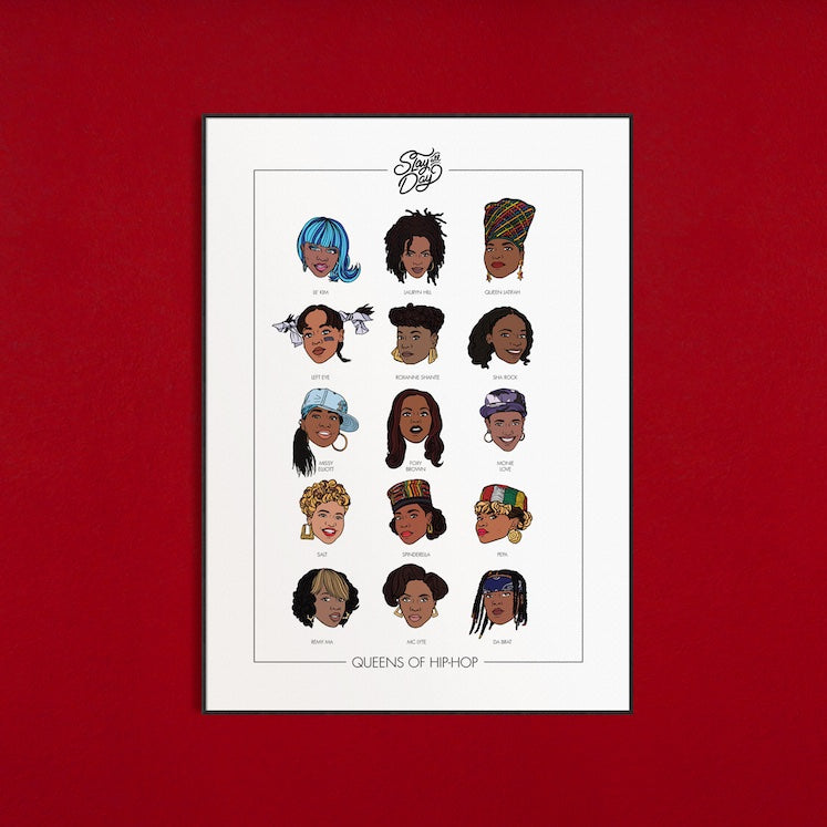 queens of hip-hop poster